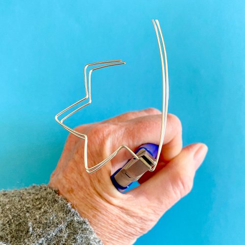 Margot Potter's Shine a Star Earrings - , Contemporary Wire Jewelry, Design, , Repeat the process